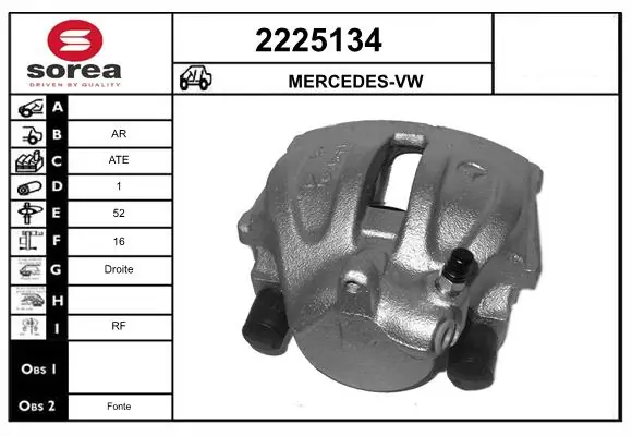 Brake Caliper 2225134