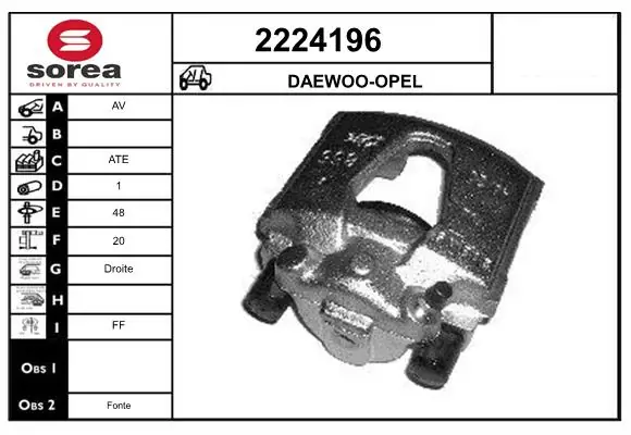 Brake Caliper 2224196
