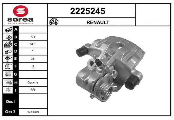Brake Caliper 2225245