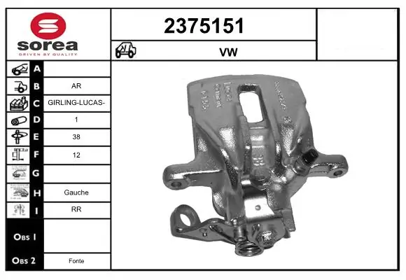 Brake Caliper 2375151