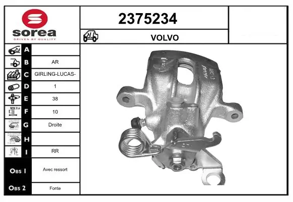 Brake Caliper 2375234