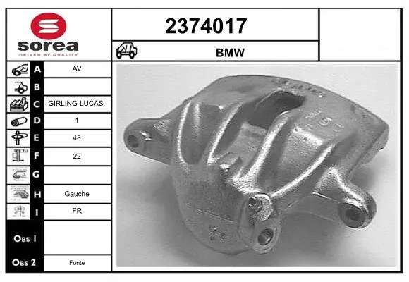 Brake Caliper 2374017