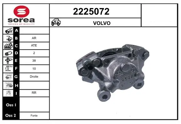 Brake Caliper 2225072