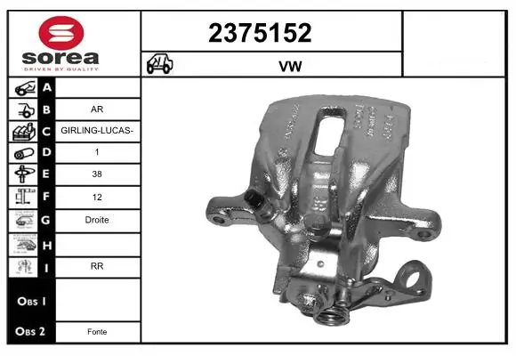 Brake Caliper 2375152