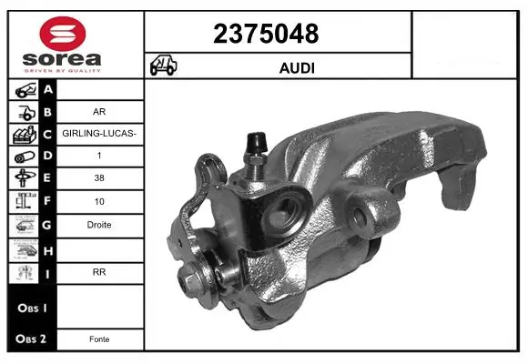 Brake Caliper 2375048