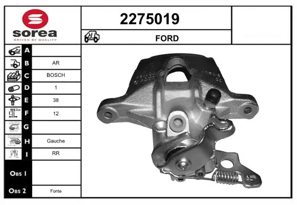 Brake Caliper 2275019