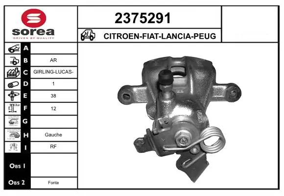 Brake Caliper 2375291