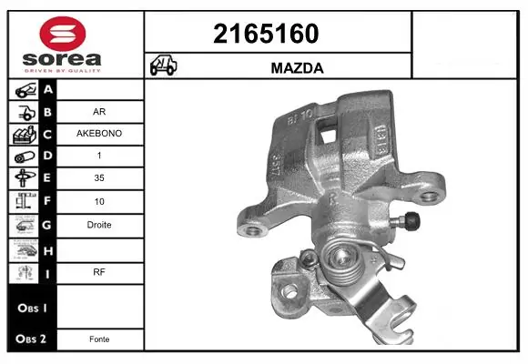 Brake Caliper 2165160