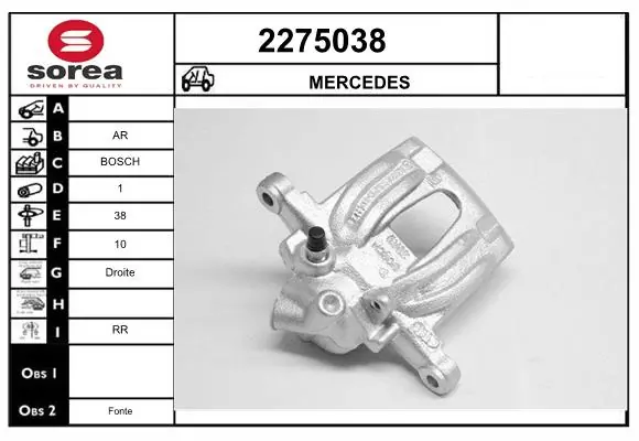 Brake Caliper 2275038