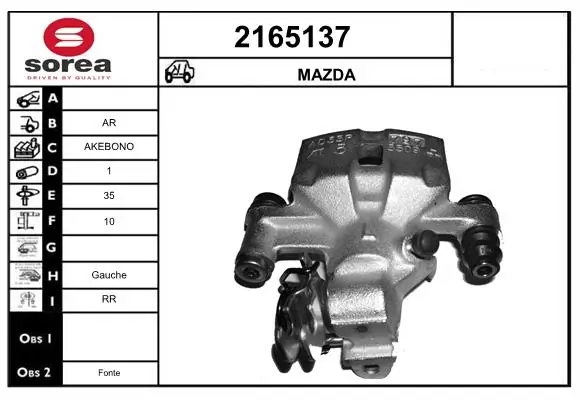 Brake Caliper 2165137