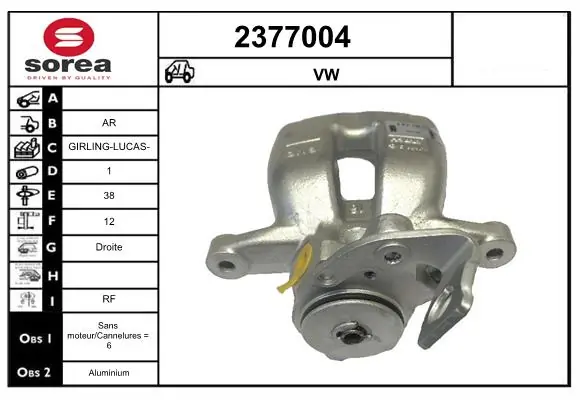 Brake Caliper 2377004