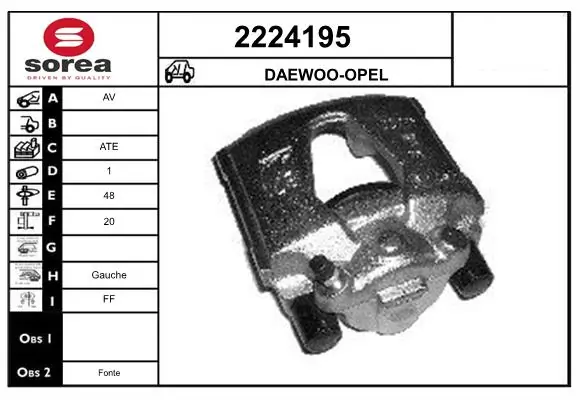 Brake Caliper 2224195