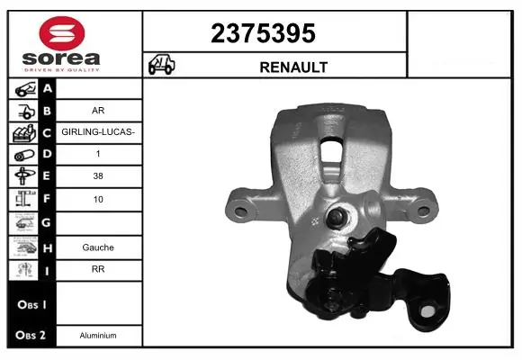 Brake Caliper 2375395