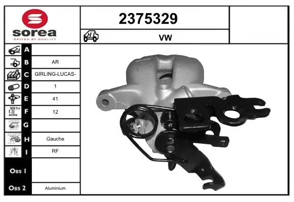 Brake Caliper 2375329