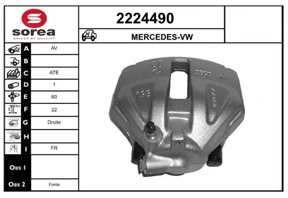 Brake Caliper 2224490