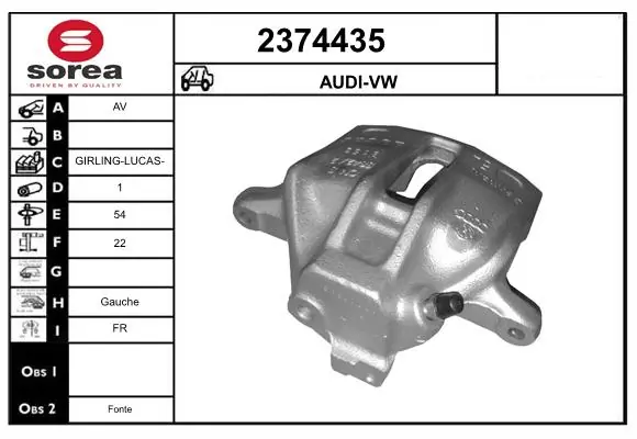Brake Caliper 2374435
