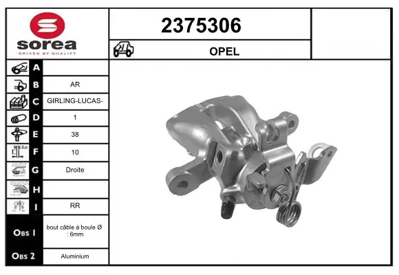 Brake Caliper 2375306