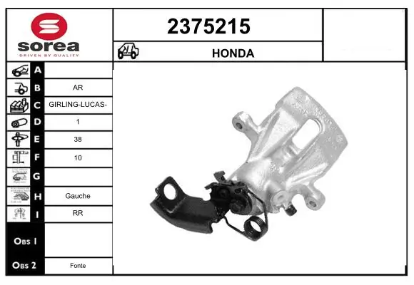 Brake Caliper 2375215