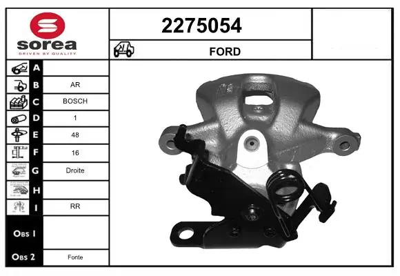 Brake Caliper 2275054