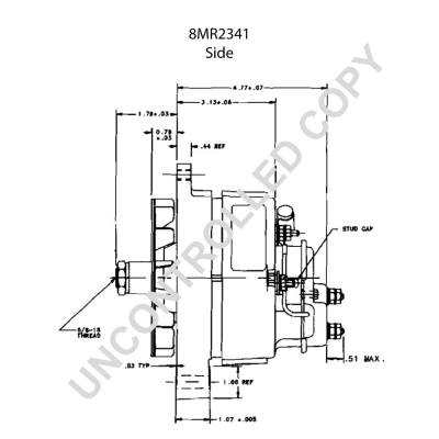BOM-Prestolite 8MR2341 Alternator