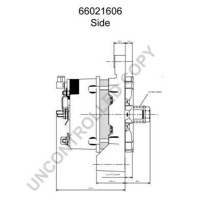 BOM-Prestolite 66021606 Alternator