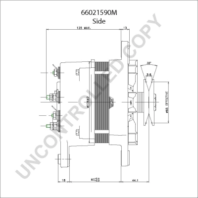 BOM-Prestolite 66021590M Alternator