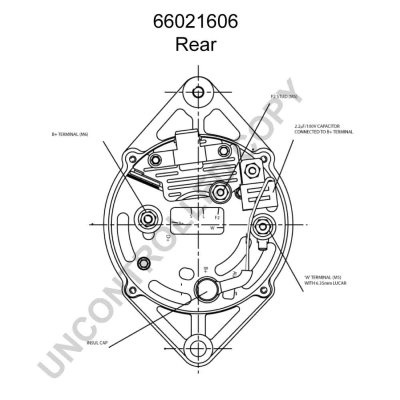 BOM-Prestolite 66021606 Alternator