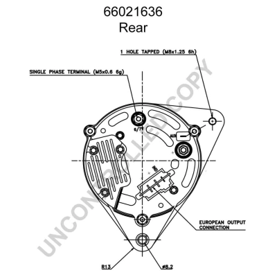 BOM-Prestolite 66021636 Alternator