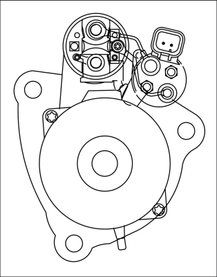 BOM-Prestolite 861040 Starter