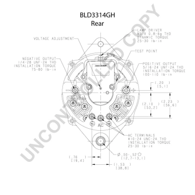 BOM-Prestolite BLD3314GH Alternator