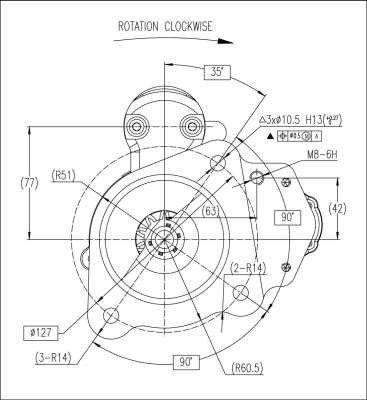 BOM-Prestolite M93R3059SE Starter