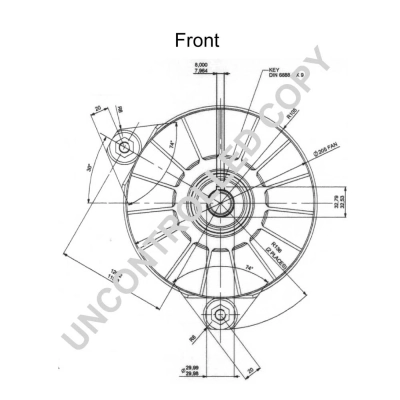 BOM-Prestolite 1277A640 Alternator