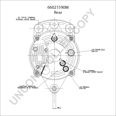BOM-Prestolite 66021590M Alternator