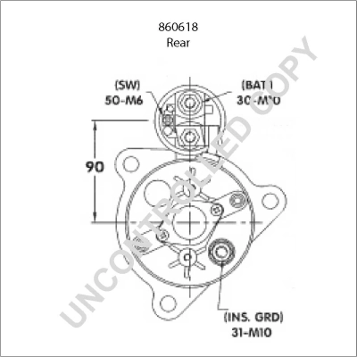 BOM-Prestolite 860618 Starter