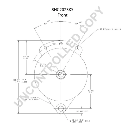 BOM-Prestolite 8HC2023KS Alternator