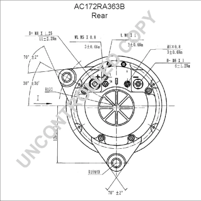 BOM-Prestolite AC172RA363B Alternator