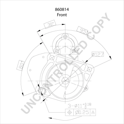 BOM-Prestolite 860814 Starter