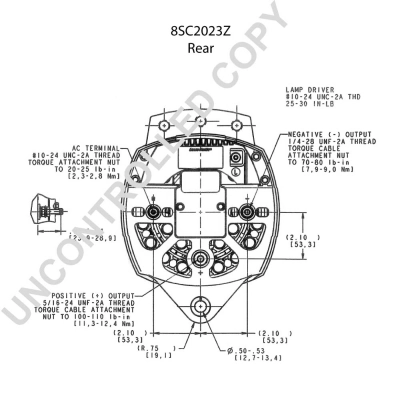 BOM-Prestolite 8SC2023Z Alternator