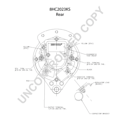 BOM-Prestolite 8HC2023KS Alternator