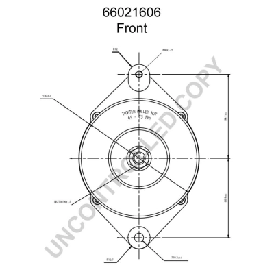 BOM-Prestolite 66021606 Alternator