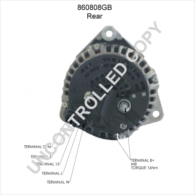BOM-Prestolite 860808GB Alternator