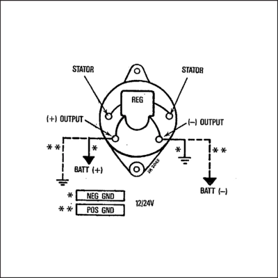 BOM-Prestolite 8HC2023KS Alternator