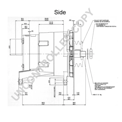 BOM-Prestolite 1277A640 Alternator