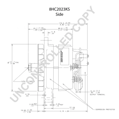 BOM-Prestolite 8HC2023KS Alternator