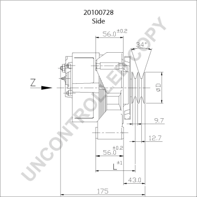 BOSCH 1 005 821 312 Bearing