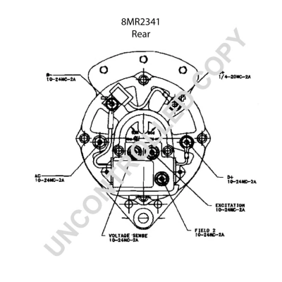 BOM-Prestolite 8MR2341 Alternator