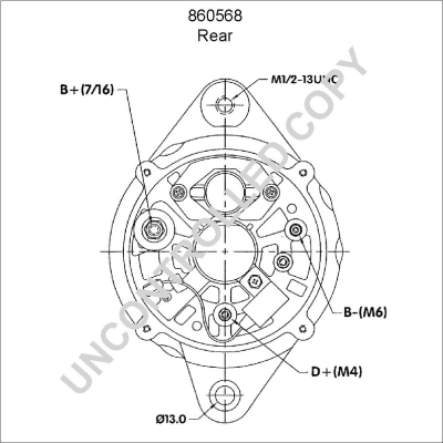 BOM-Prestolite 860568 Alternator