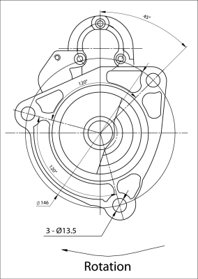 BOM-Prestolite 861035 Starter