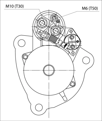 BOM-Prestolite 861035 Starter