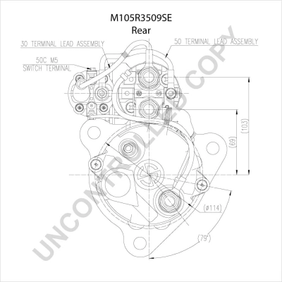 BOM-Prestolite M105R3509SE Starter